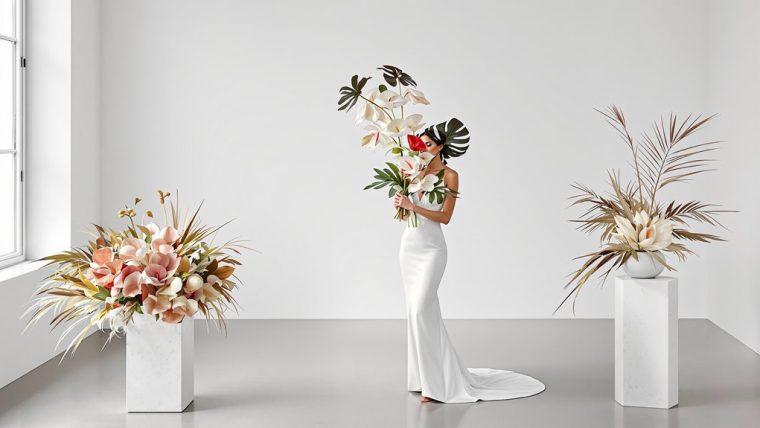artistic floral sculptures