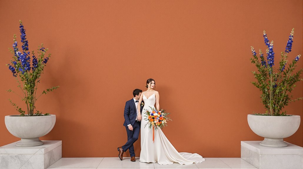 bold contrasting color combinations