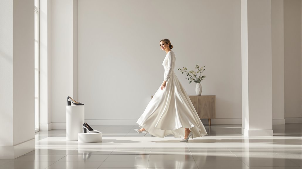 comfortable wedding shoe selection