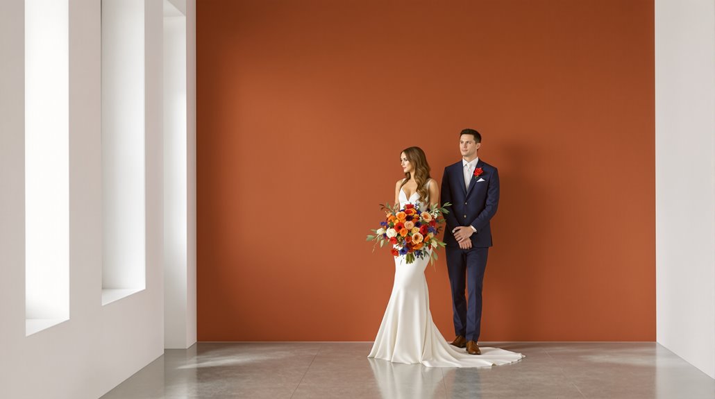 contrasting colors create vibrancy