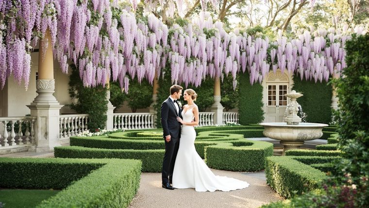 elegant heritage garden wedding