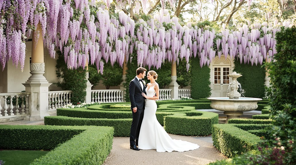 elegant heritage garden wedding