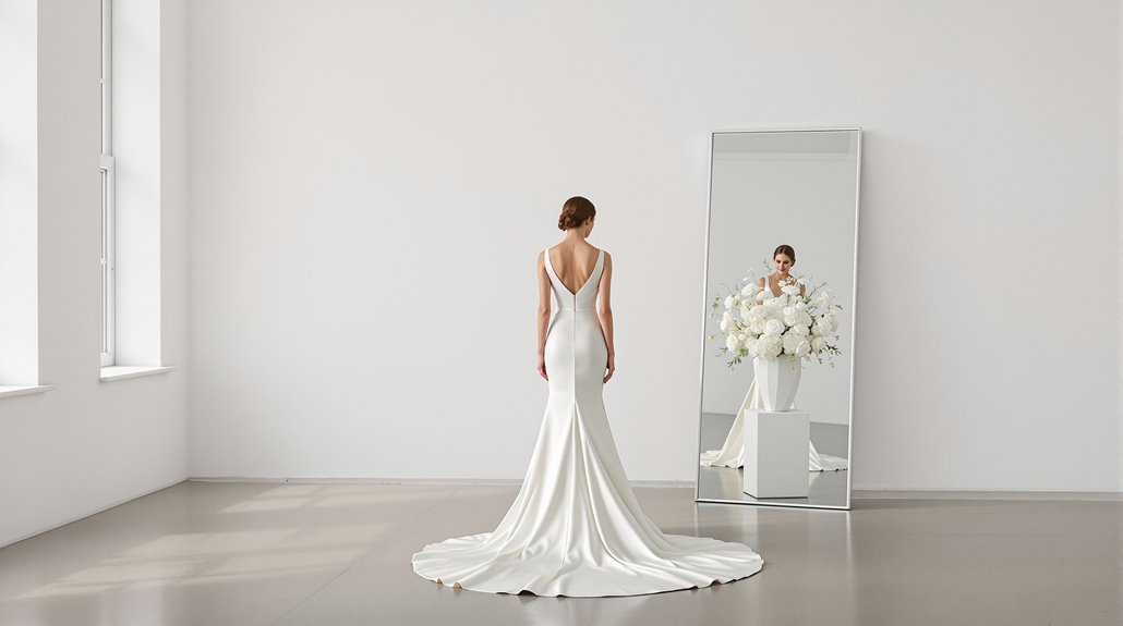 elegant universally flattering silhouette
