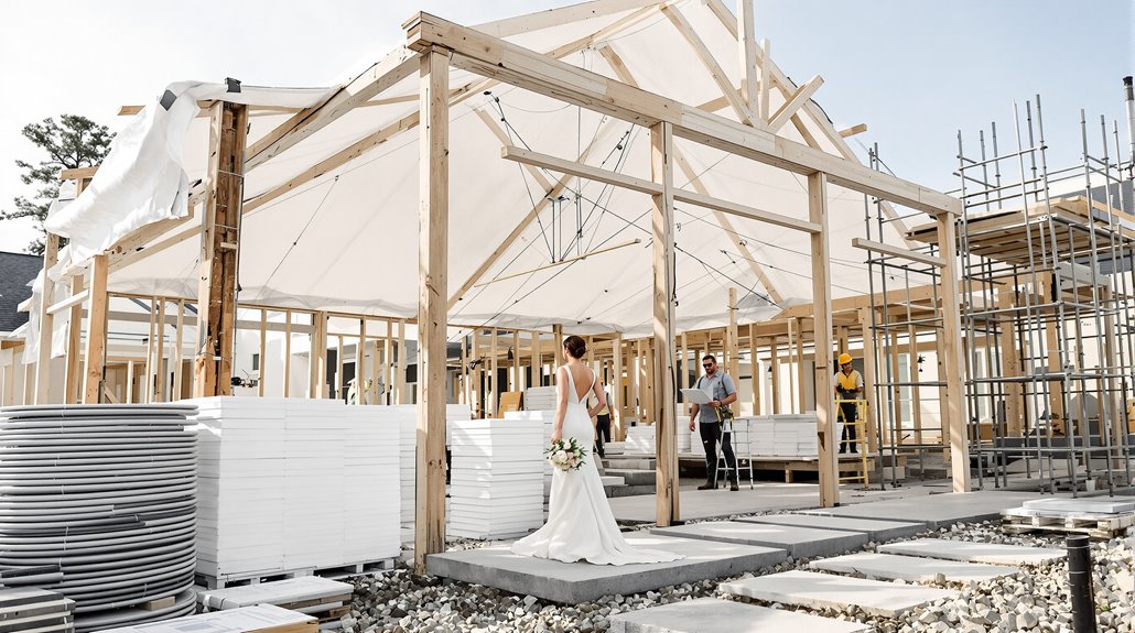 high cost home wedding venues