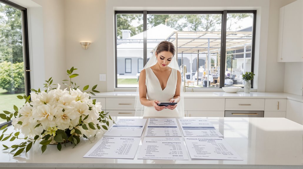 home wedding infrastructure costs