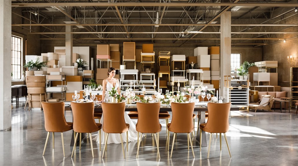 industrial venue furniture costs