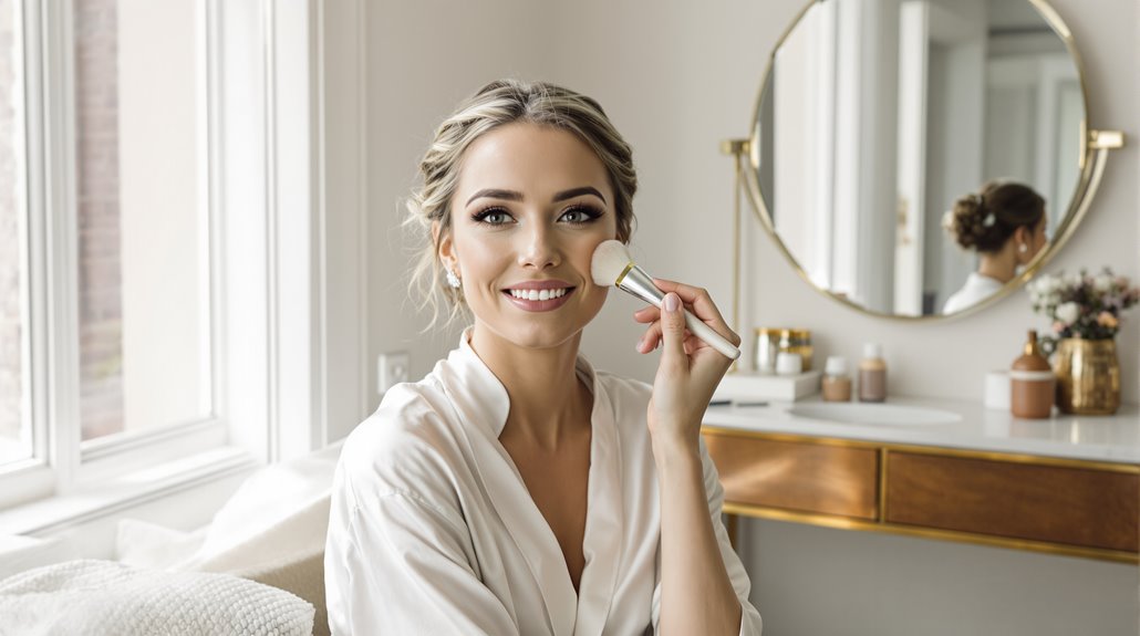 layered natural makeup technique