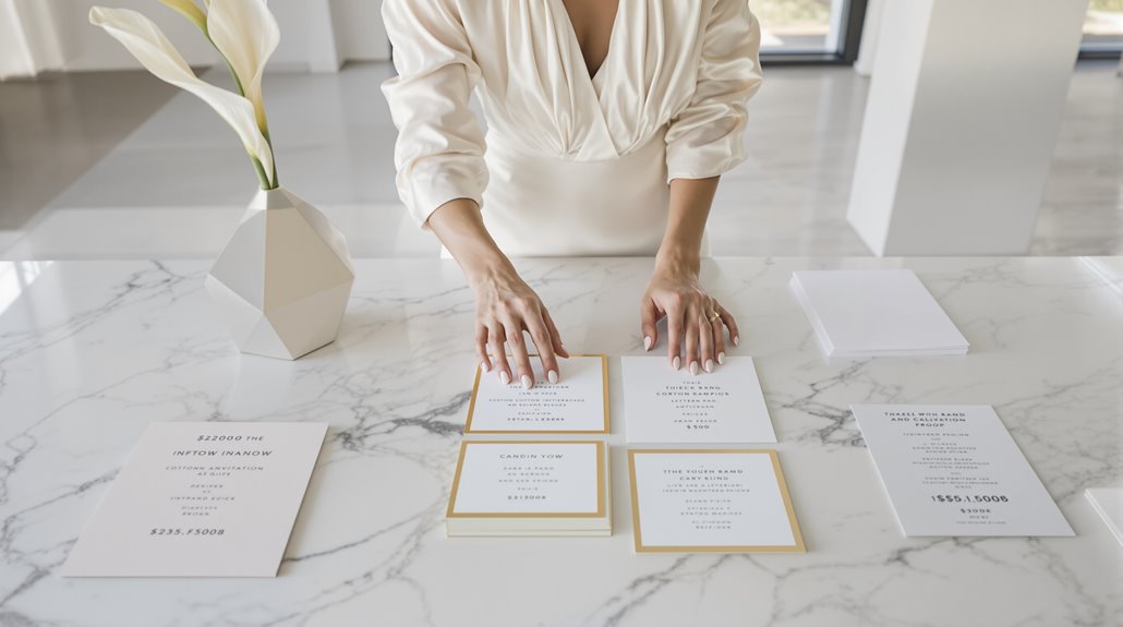 luxury wedding invitation craftsmanship