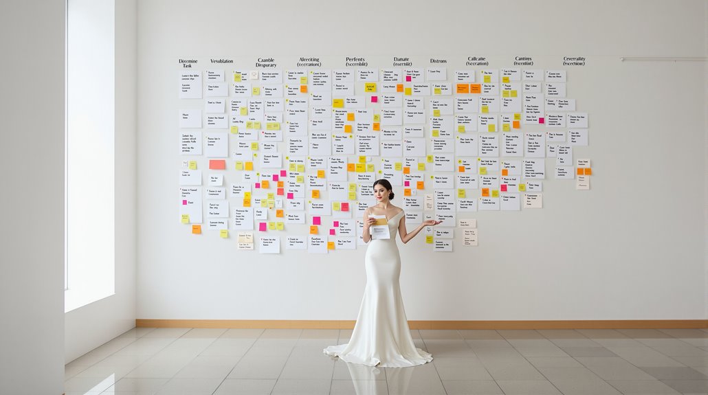 manufactured wedding planning tasks