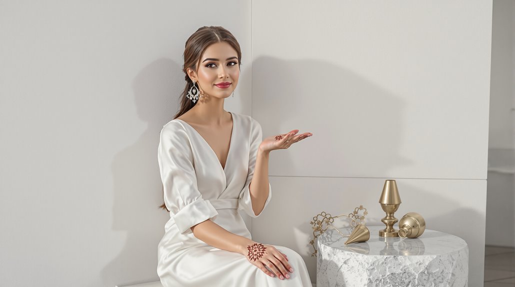 minimalist mehendi traditions