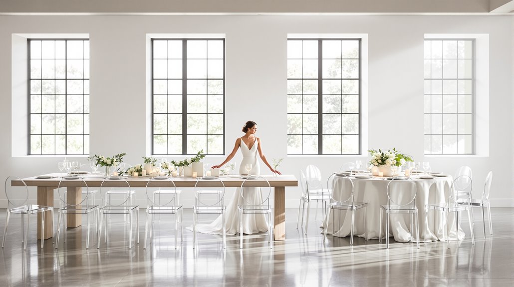 mixing table shapes strategically