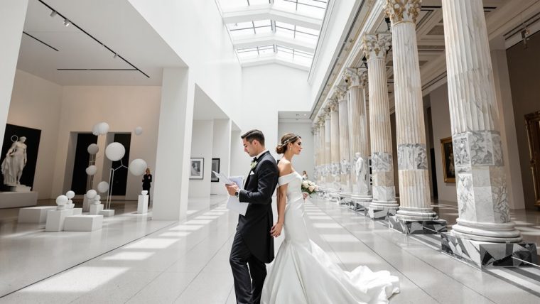 museum style wedding choices