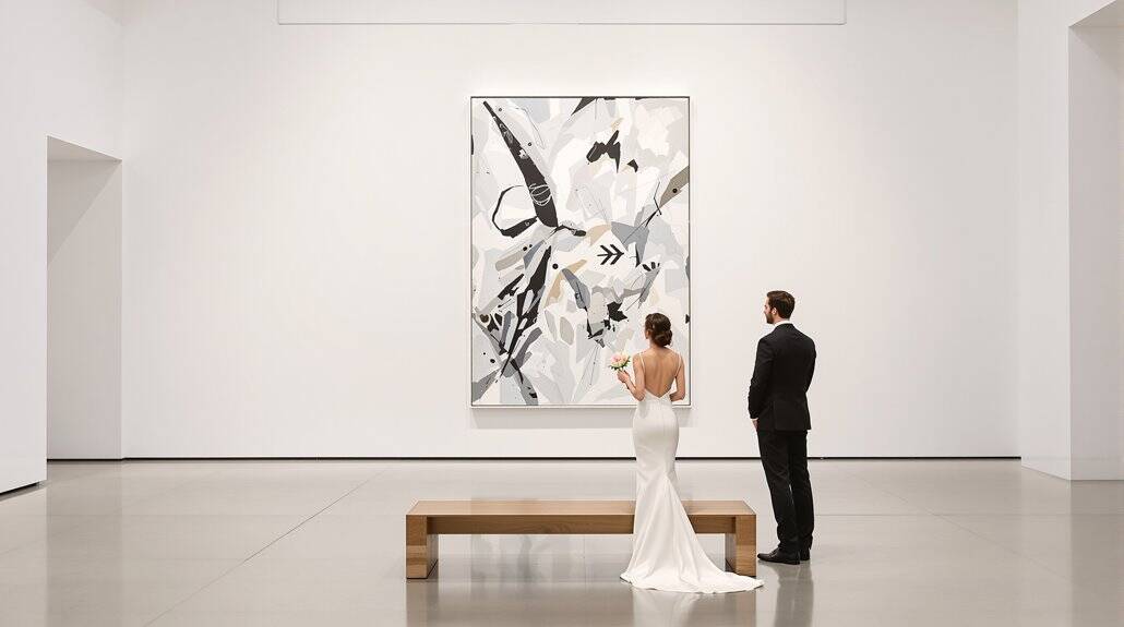 museum wedding with cultural significance