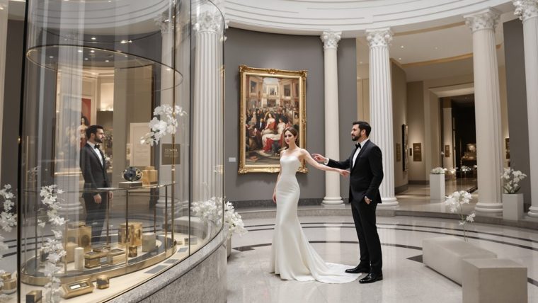 museum weddings as status