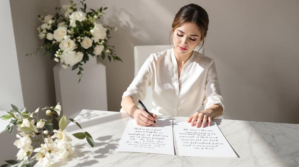 personalized clear invitation language