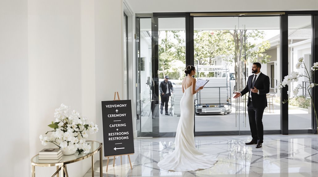 private home wedding challenges