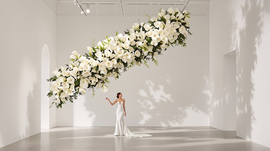 sculptural volumetric floral design
