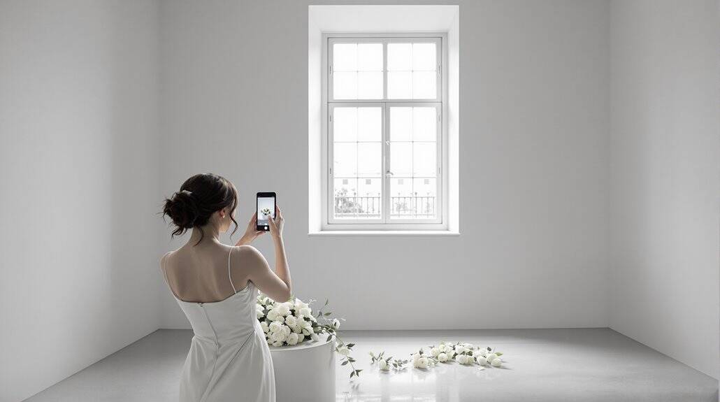 selective wedding album curation