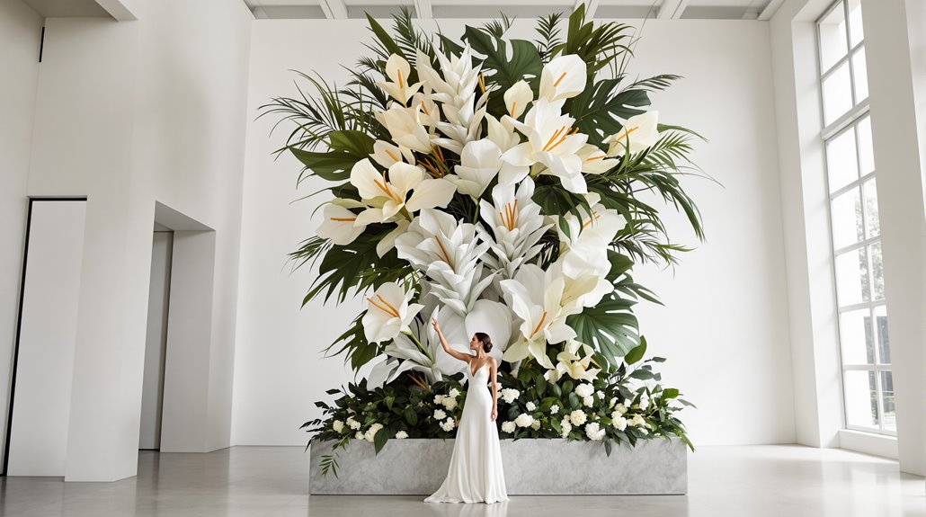 spatial perception through floral manipulation