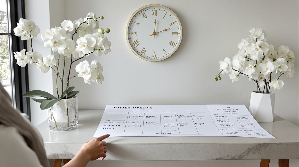 structured flexible wedding timing