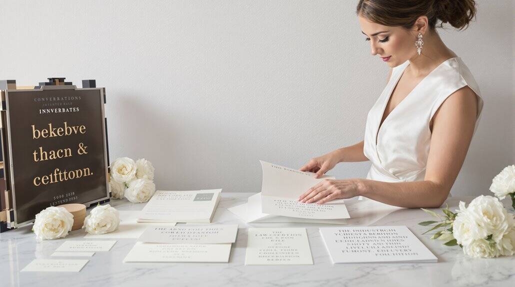 tactile elegant wedding stationery
