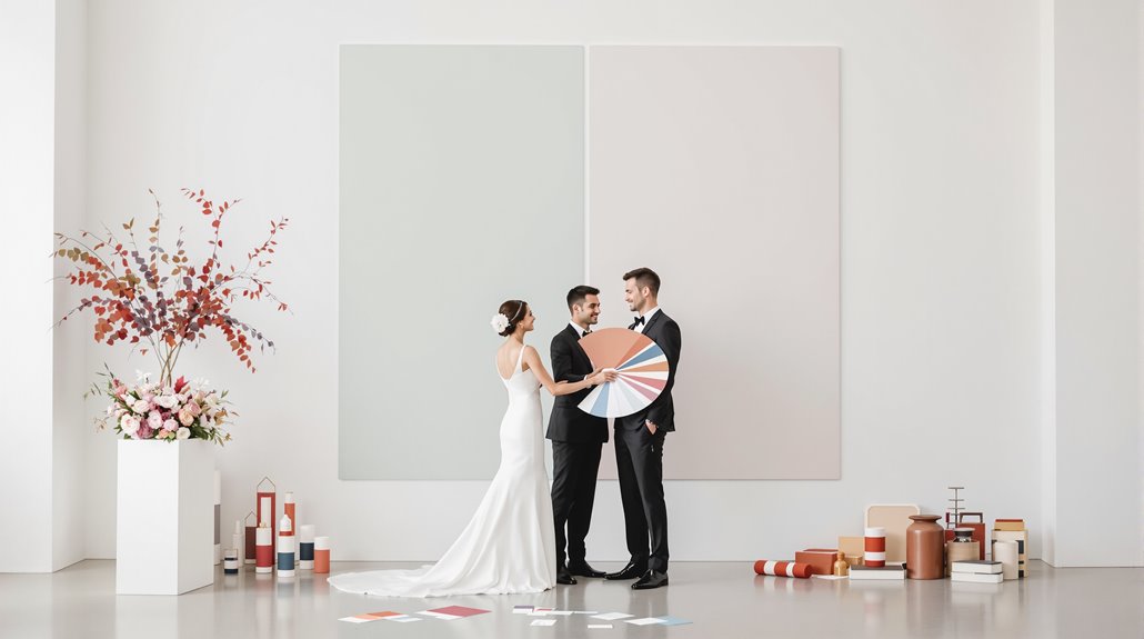 wedding color scheme principles