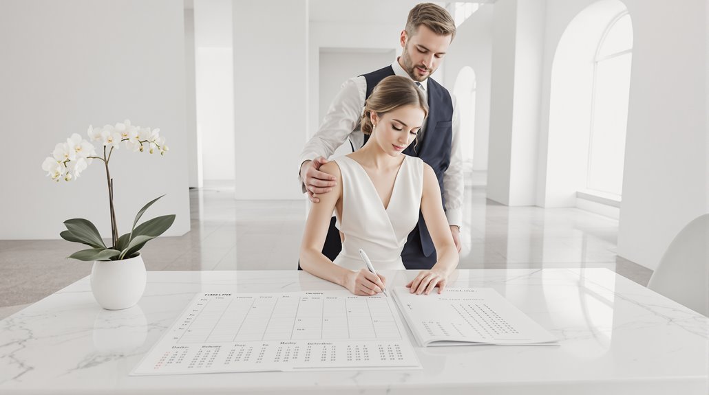 wedding planning duration tips